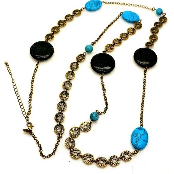 Lia sophia turquoise necklace Clearance